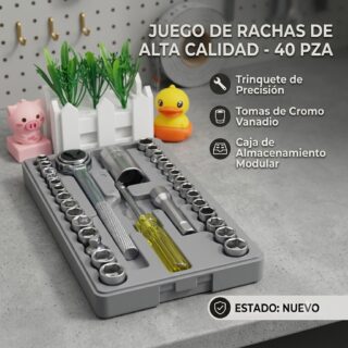 JUEGO DE HERRAMIENTAS X40 PCS