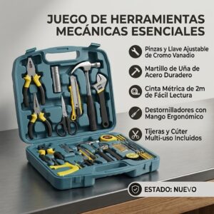 KIT DE HERRAMIENTAS 27 PIEZAS