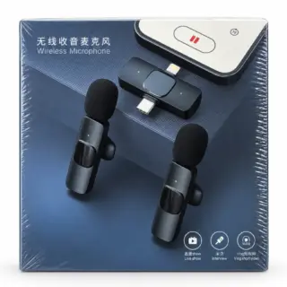 MICROFONOS SOLAPA 2 EN 1 INALAMBRICOS IP