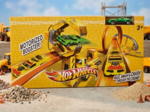 Pista Hot Wheels grua lanzador