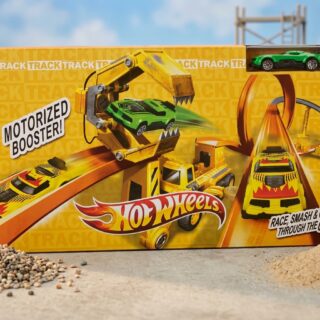 Pista Hot Wheels grua lanzador