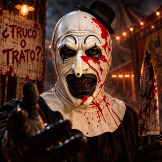 Máscara Art The Clown Terrifier Látex