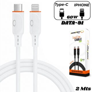 Cable Tipo C A Iphone 2 Metros Data-91