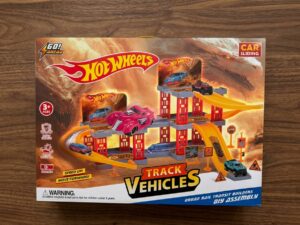 Pista hot wheels area construccion 3 niv