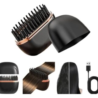 Mini Cepillo Alisador De Pelo Inalámbric