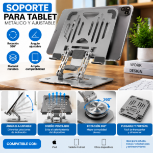 SOPORTE METALICO 3 EN 1