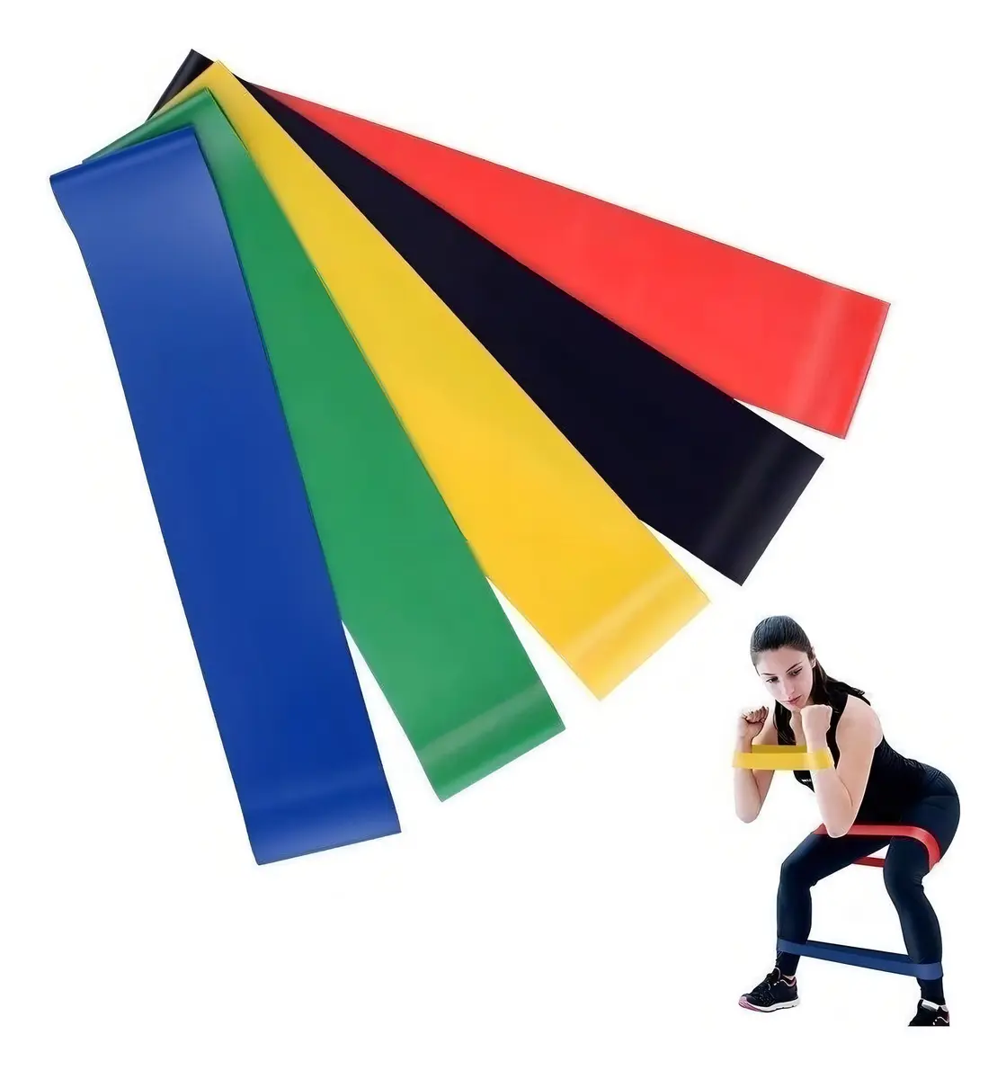 Bandas Elásticas De Resistencia Kit X5