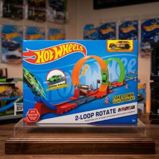 Pista Hot Wheels Doble bucle 360