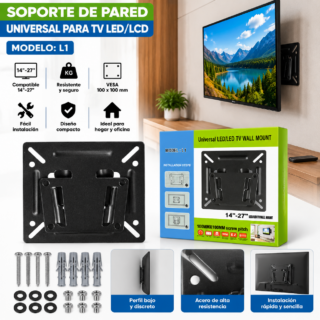 SOPORTE PARA PANTALLAS DE 14-27 PULGADAS