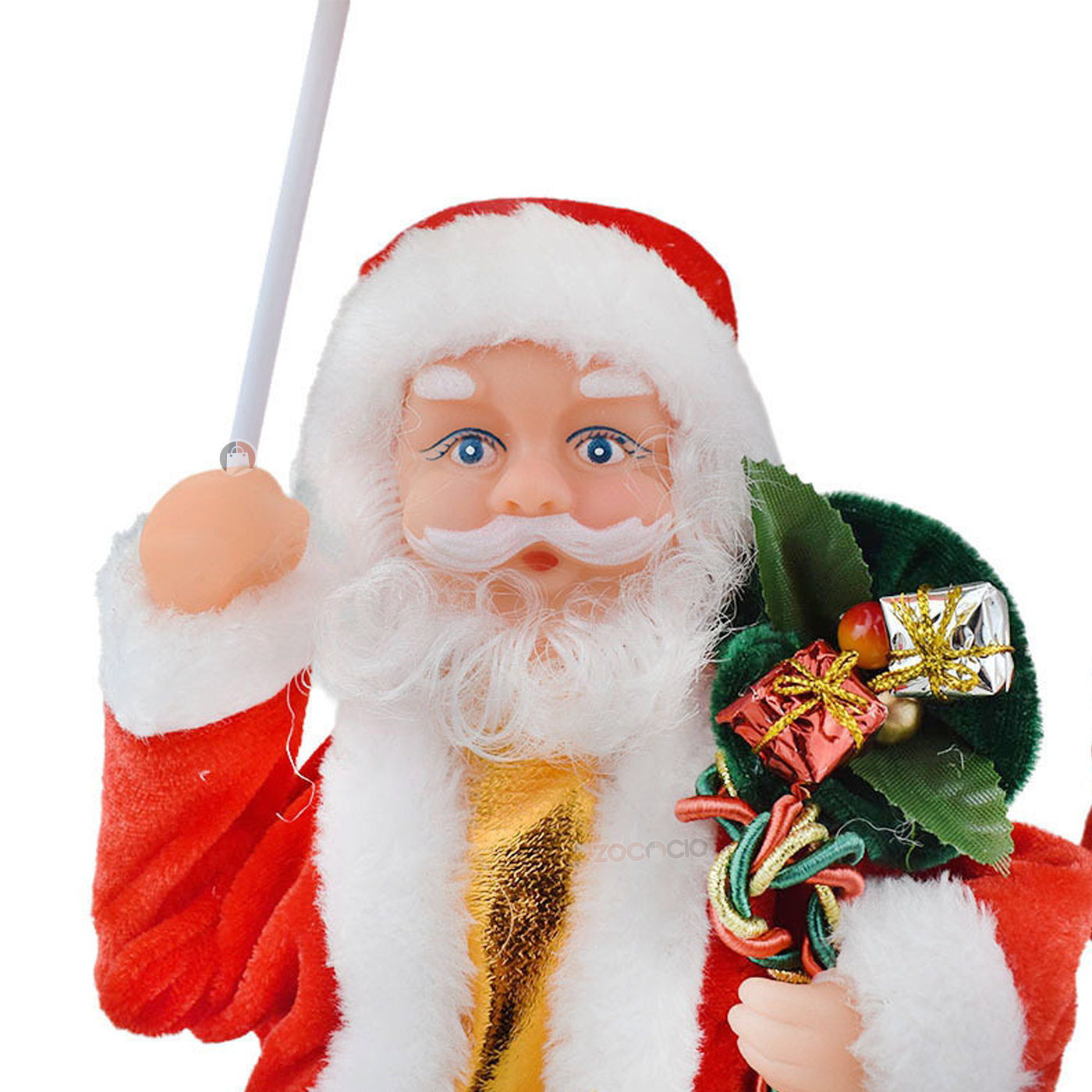 Papa Noel Baila Con Sombrilla y Sonidos