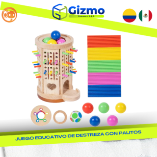 Juego Educativo de Destreza con Palitos