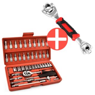 Herramienta Ratchet 46pcs LLave 48en 1