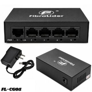 Switch Ethernet 5 Puertos Adaptador RJ45