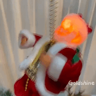 PAPA NOEL ESCALADOR CON MUSICA