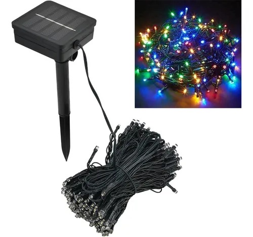 LUCES NAVIDAD CARGADOR SOLAR