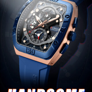 Reloj Curren 8443 Silicona Hombre