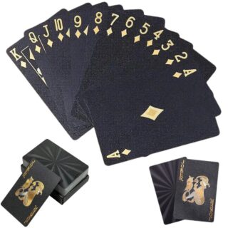Juego Cartas Negras Poker De Lujo