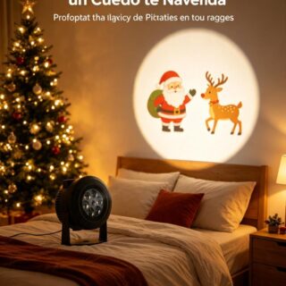 Proyector Led Navidad Figuras Exterior