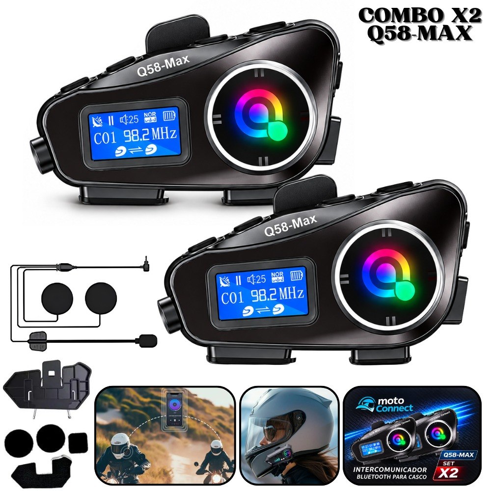 Combo X2 Intercomunicadores Q58-MAX
