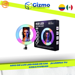 Aro de Luz LED RGB 26 cm