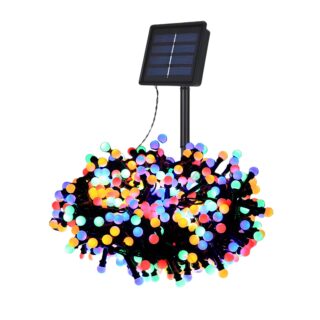 Instalacion Navideña Esfera Led Solar 20