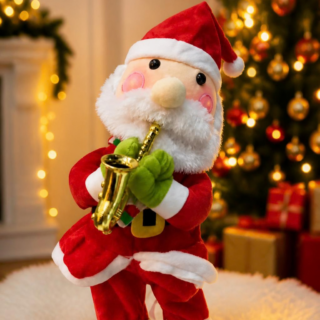 Papá Noel Musical con Saxofón