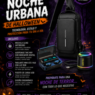 COMBO NOCHE URBANA DE HALLOWEEN