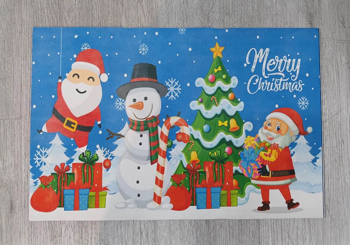 TAPETE NAVIDEÑO RECTANGULAR