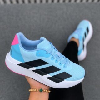 TENISS ADIZERO DAMA AZUL NEGRO