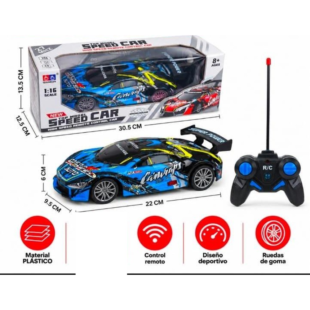 Carro R/C de Carreras 1:16 Deportivo