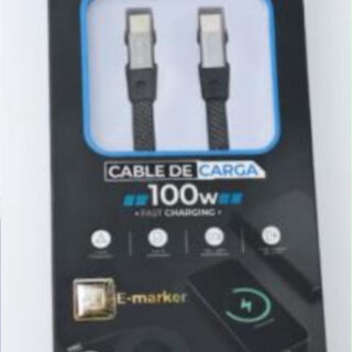 Cable de carga tipoc a tipoc teclop 100w