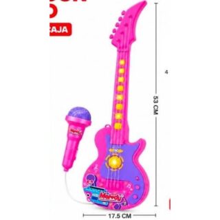 Guitarra Musical con Micrófono 53cm