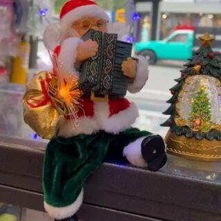 ¡PAPÁ NOEL MUSICAL CON MOVIMIENTO! 🎶✨