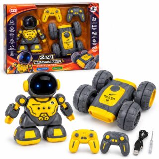 Robot Space 2 En 1 Recargable Sonido Luz
