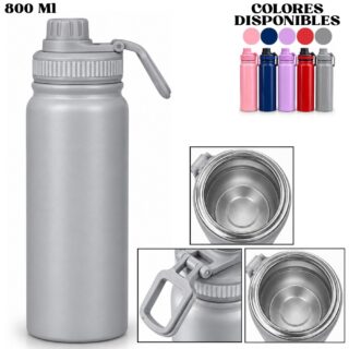 Termo Botella Portatil Inoxidable 800ml