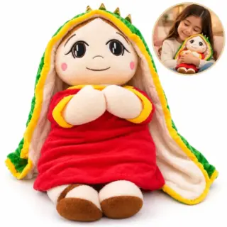 Peluche Virgen Maria - Sonido y respira