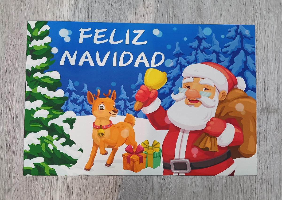 TAPETE NAVIDEÑO RECTANGULAR