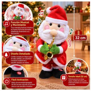 Papa noel Bailarin Musica Navidad